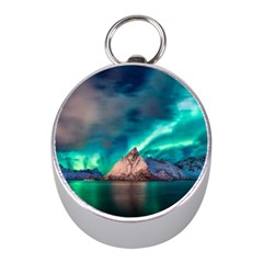 Amazing Aurora Borealis Colors Mini Silver Compasses by Pakjumat