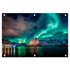 Amazing Aurora Borealis Colors Banner And Sign 6  X 4  by Pakjumat