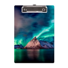 Amazing Aurora Borealis Colors A5 Acrylic Clipboard by Pakjumat