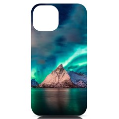 Amazing Aurora Borealis Colors Iphone 14 Black Uv Print Case by Pakjumat