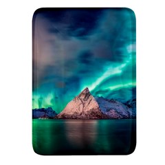 Amazing Aurora Borealis Colors Rectangular Glass Fridge Magnet (4 Pack) by Pakjumat