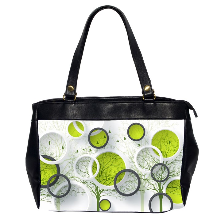 Circles Still Life Oversize Office Handbag (2 Sides)