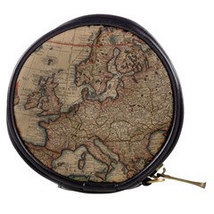 Old Vintage Classic Map Of Europe Mini Makeup Bag by Pakjumat