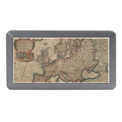 Old Vintage Classic Map Of Europe Memory Card Reader (Mini)