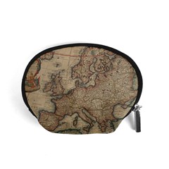 Old Vintage Classic Map Of Europe Accessory Pouch (Small)