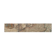 Old Vintage Classic Map Of Europe Premium Plush Fleece Scarf (Mini)