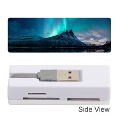 Aurora Borealis Mountain Reflection Memory Card Reader (Stick)