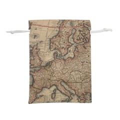 Old Vintage Classic Map Of Europe Lightweight Drawstring Pouch (s) by Pakjumat