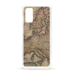 Old Vintage Classic Map Of Europe Samsung Galaxy S20 6 2 Inch Tpu Uv Case by Pakjumat