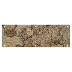 Old Vintage Classic Map Of Europe Banner and Sign 6  x 2 