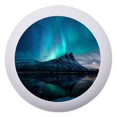 Aurora Borealis Mountain Reflection Dento Box with Mirror