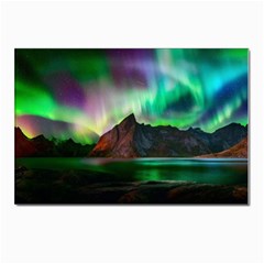 Aurora Borealis Nature Sky Light Postcard 4 x 6  (pkg Of 10) by Pakjumat