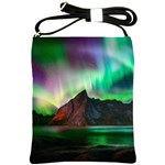 Aurora Borealis Nature Sky Light Shoulder Sling Bag Front