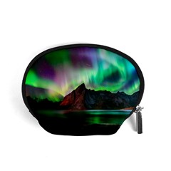 Aurora Borealis Nature Sky Light Accessory Pouch (small) by Pakjumat