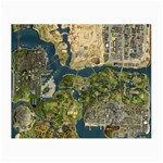 Map Illustration Gta Small Glasses Cloth Front