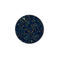 Colorful Abstract Pattern Creative Colorful Line Linear Background Golf Ball Marker by Pakjumat