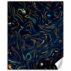 Colorful Abstract Pattern Creative Colorful Line Linear Background Canvas 16  X 20  by Pakjumat