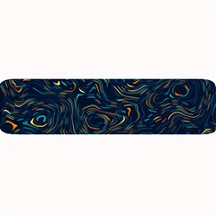 Colorful Abstract Pattern Creative Colorful Line Linear Background Large Bar Mat by Pakjumat