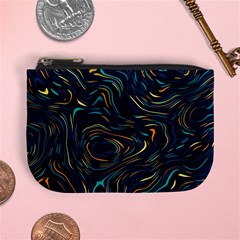 Colorful Abstract Pattern Creative Colorful Line Linear Background Mini Coin Purse by Pakjumat