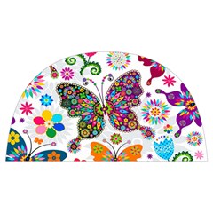 Butterflies Abstract Colorful Floral Flowers Vector Anti Scalding Pot Cap by Pakjumat