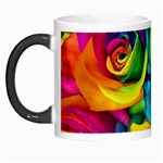 Colorful Roses Bouquet Rainbow Morph Mug Left