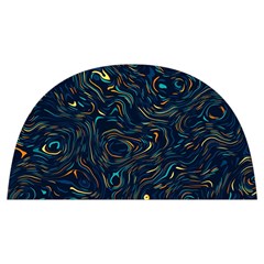 Colorful Abstract Pattern Creative Colorful Line Linear Background Anti Scalding Pot Cap by Pakjumat