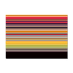 Neopolitan Horizontal Lines Strokes Sticker A4 (100 Pack) by Pakjumat