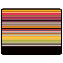 Neopolitan Horizontal Lines Strokes Fleece Blanket (large) by Pakjumat