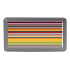 Neopolitan Horizontal Lines Strokes Memory Card Reader (mini) by Pakjumat