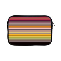 Neopolitan Horizontal Lines Strokes Apple Ipad Mini Zipper Cases by Pakjumat