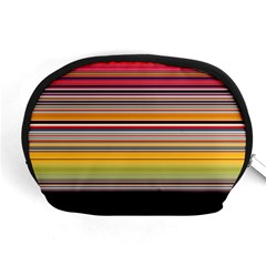 Neopolitan Horizontal Lines Strokes Accessory Pouch (medium) by Pakjumat