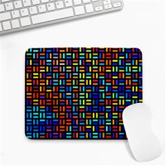 Geometric Colorful Square Rectangle Small Mousepad by Pakjumat