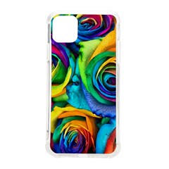 Colorful Roses Bouquet Rainbow Iphone 11 Pro Max 6 5 Inch Tpu Uv Print Case