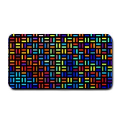 Geometric Colorful Square Rectangle Medium Bar Mat by Pakjumat