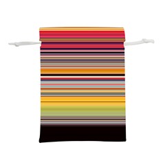 Neopolitan Horizontal Lines Strokes Lightweight Drawstring Pouch (s) by Pakjumat