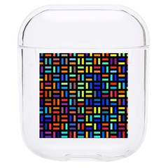 Geometric Colorful Square Rectangle Hard Pc Airpods 1/2 Case by Pakjumat