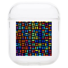 Geometric Colorful Square Rectangle Soft Tpu Airpods 1/2 Case by Pakjumat