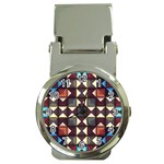 Symmetry Geometric Pattern Texture Money Clip Watches Front