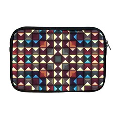 Symmetry Geometric Pattern Texture Apple Macbook Pro 17  Zipper Case by Pakjumat