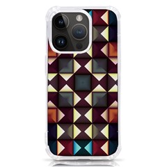 Symmetry Geometric Pattern Texture Iphone 14 Pro Tpu Uv Print Case by Pakjumat