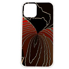 Red Gold Black Voracious Plant Leaf Iphone 12 Pro Max Tpu Uv Print Case by Pakjumat