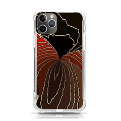 Red Gold Black Voracious Plant Leaf Iphone 11 Pro 5 8 Inch Tpu Uv Print Case by Pakjumat