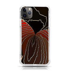 Red Gold Black Voracious Plant Leaf Iphone 11 Pro Max 6 5 Inch Tpu Uv Print Case by Pakjumat