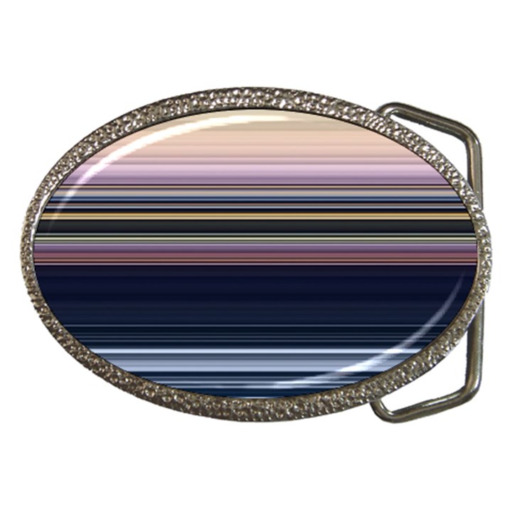 Horizontal Line Strokes Color Lines Belt Buckles