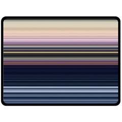 Horizontal Line Strokes Color Lines Fleece Blanket (large) by Pakjumat