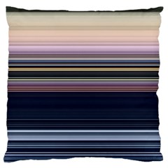 Horizontal Line Strokes Color Lines Standard Premium Plush Fleece Cushion Case (two Sides) by Pakjumat