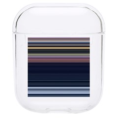 Horizontal Line Strokes Color Lines Hard Pc Airpods 1/2 Case by Pakjumat