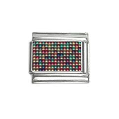 Diamond Geometric Square Design Pattern Italian Charm (9mm) by Pakjumat