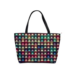 Diamond Geometric Square Design Pattern Classic Shoulder Handbag by Pakjumat