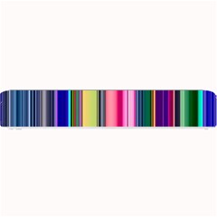 Pastel Colors Striped Pattern Small Bar Mat by Pakjumat